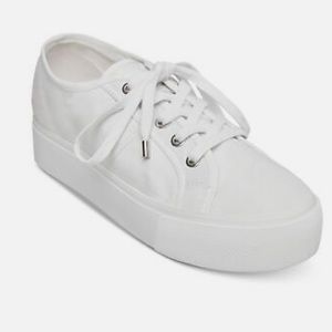 Steve Madden Women’s Emmi White Platform Sneaker